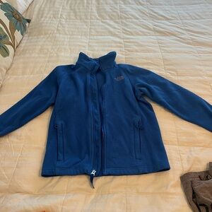 North Face blue fleece M10/12